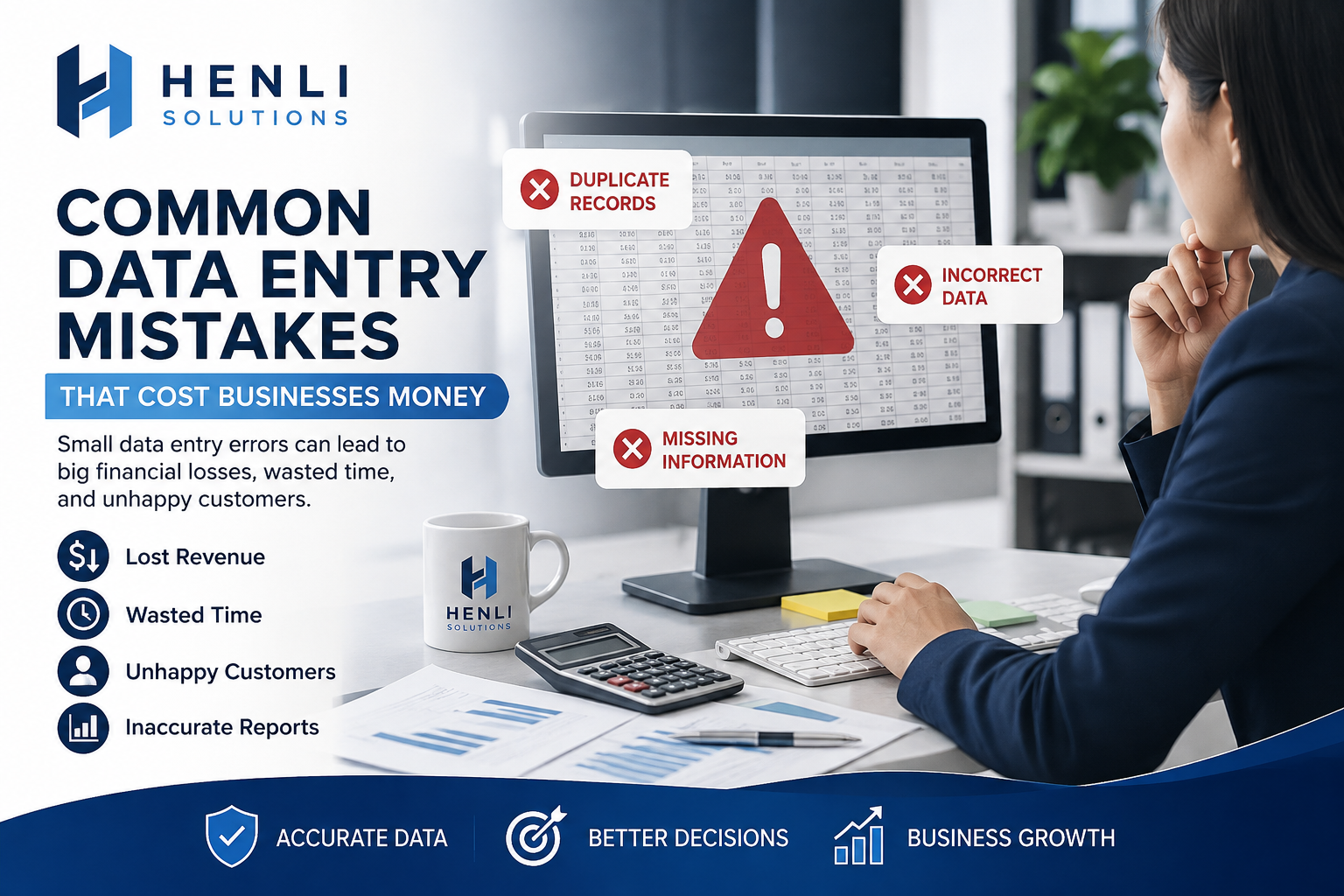 Common Data Entry Mistakes That Cost Businesses Money