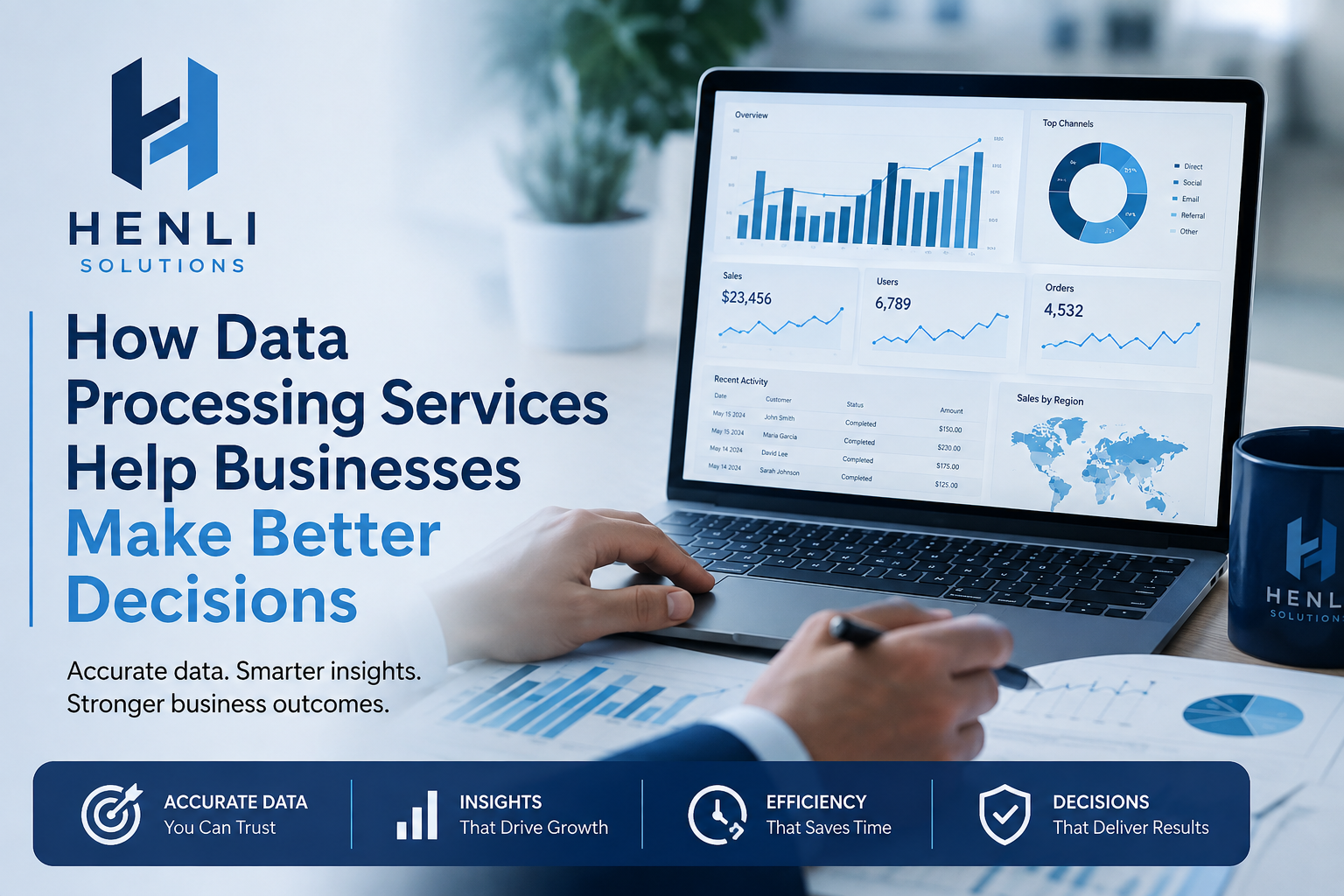 How Data Processing Services Help Businesses Make Better Decisions