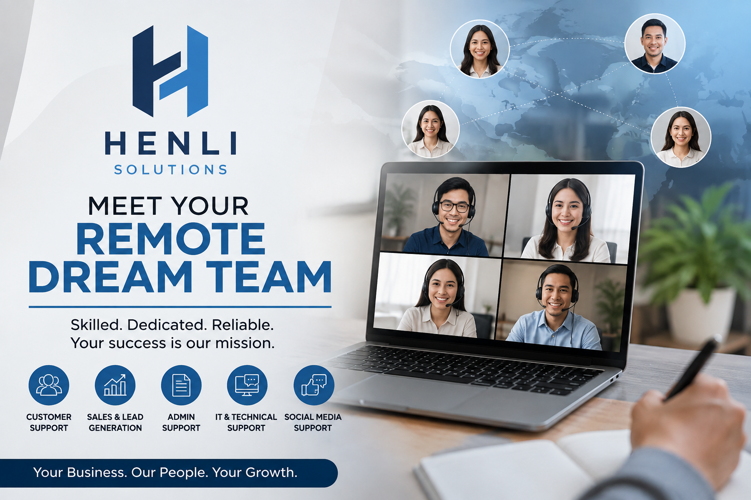Meet Your Remote Dream Team: The People Behind Your Business Success