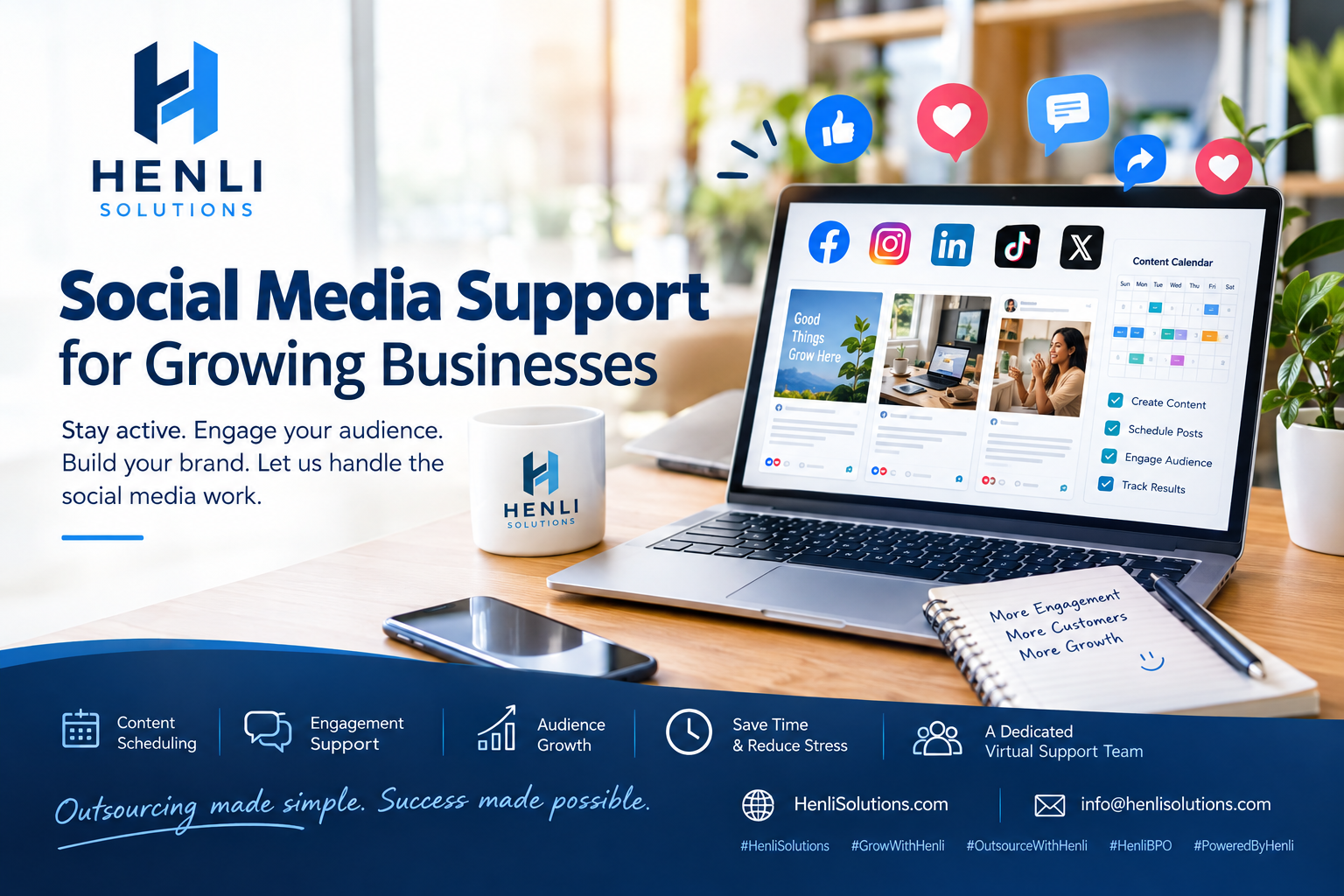 Social Media Support for Growing Businesses