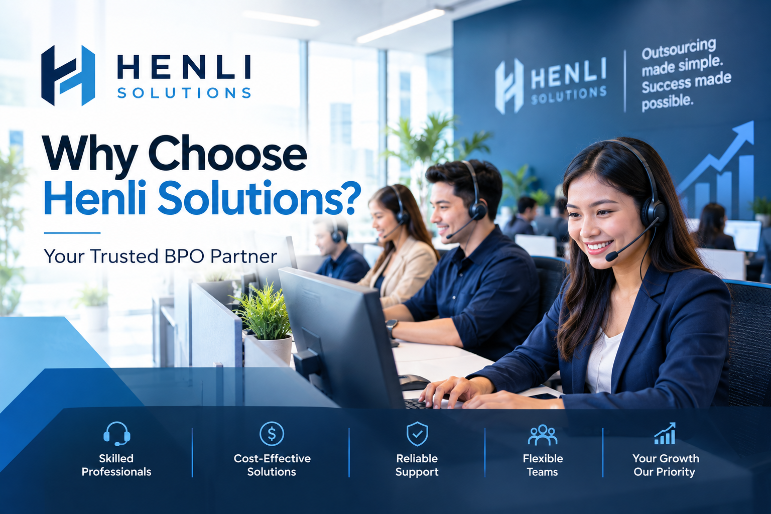 Why Choose Henli Solutions? Your Trusted BPO Partner